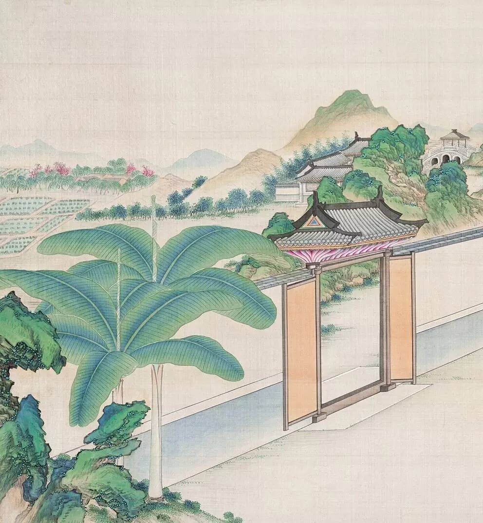 庭院深深，佳人依在