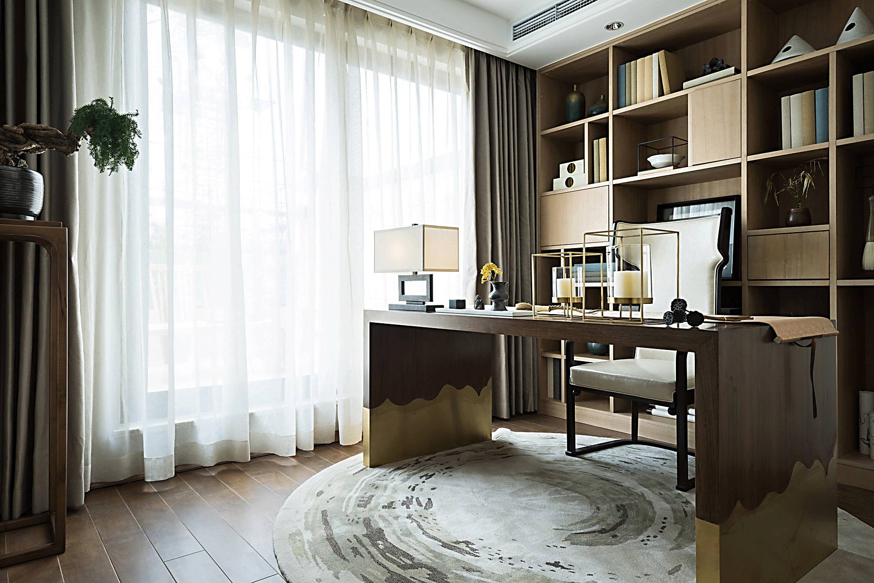 書房和茶室，新中式風(fēng)格的絕佳展現(xiàn)