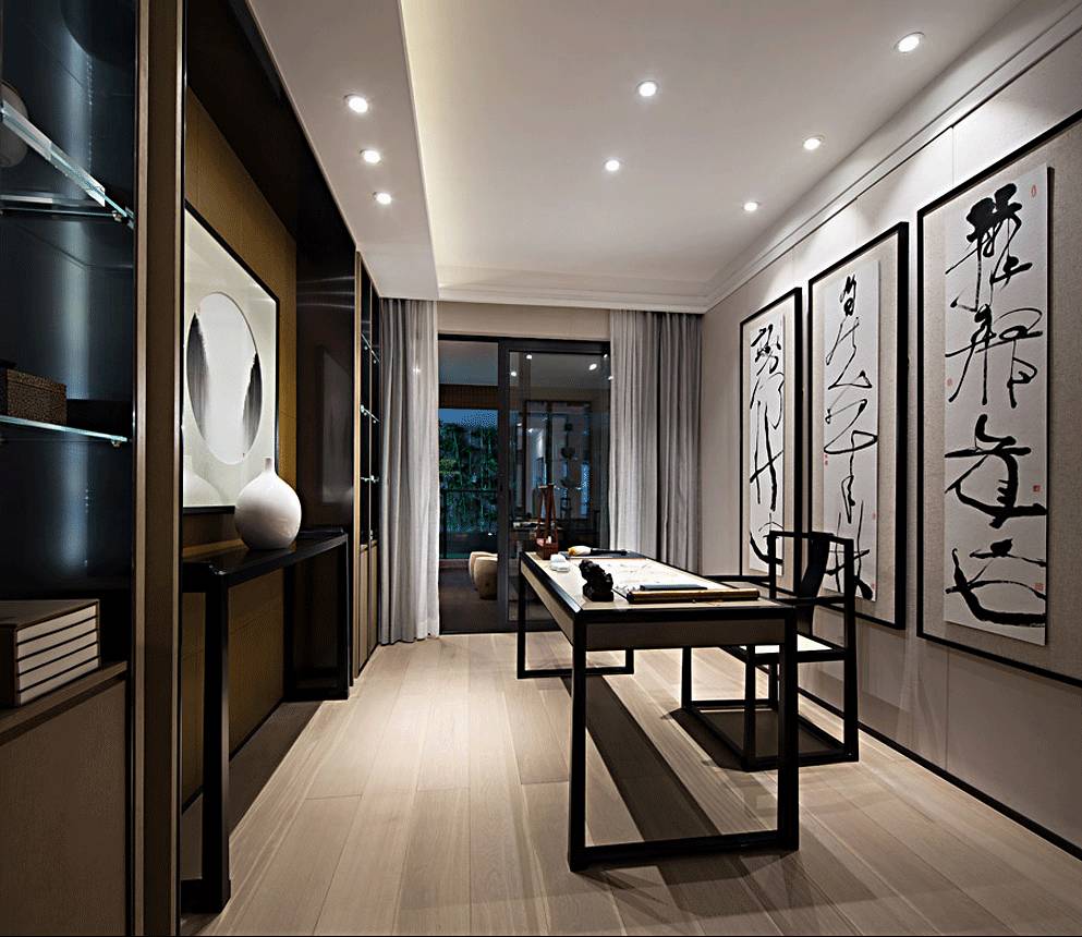 書房和茶室，新中式風格的絕佳展現(xiàn)