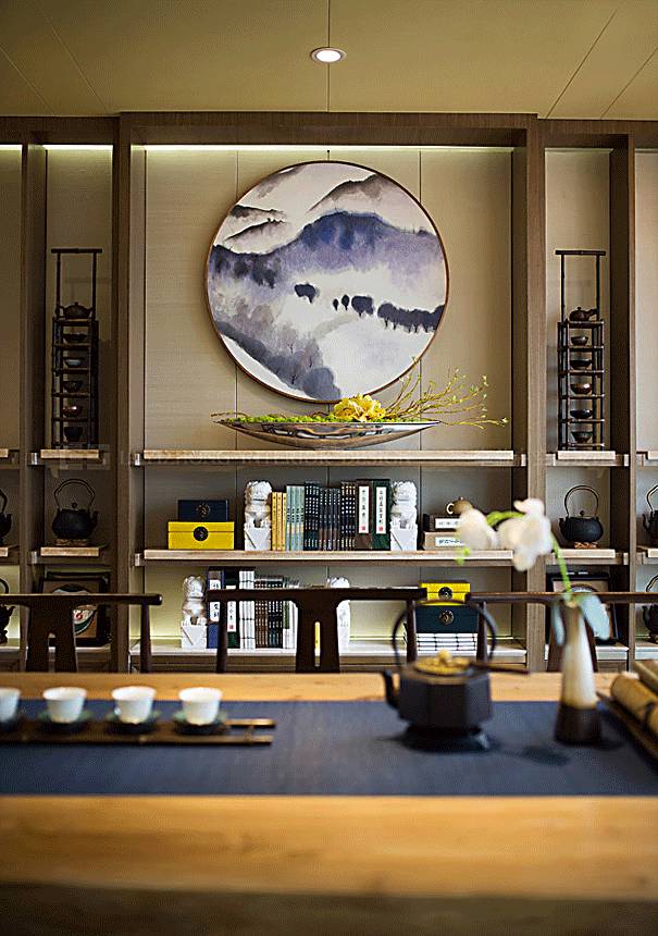 書(shū)房和茶室，新中式風(fēng)格的絕佳展現(xiàn)