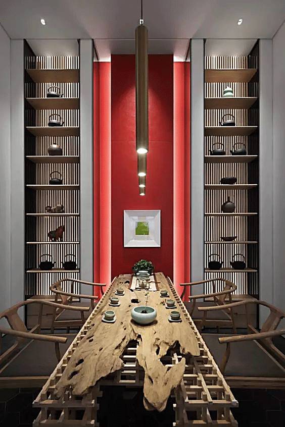 書房和茶室，新中式風(fēng)格的絕佳展現(xiàn)