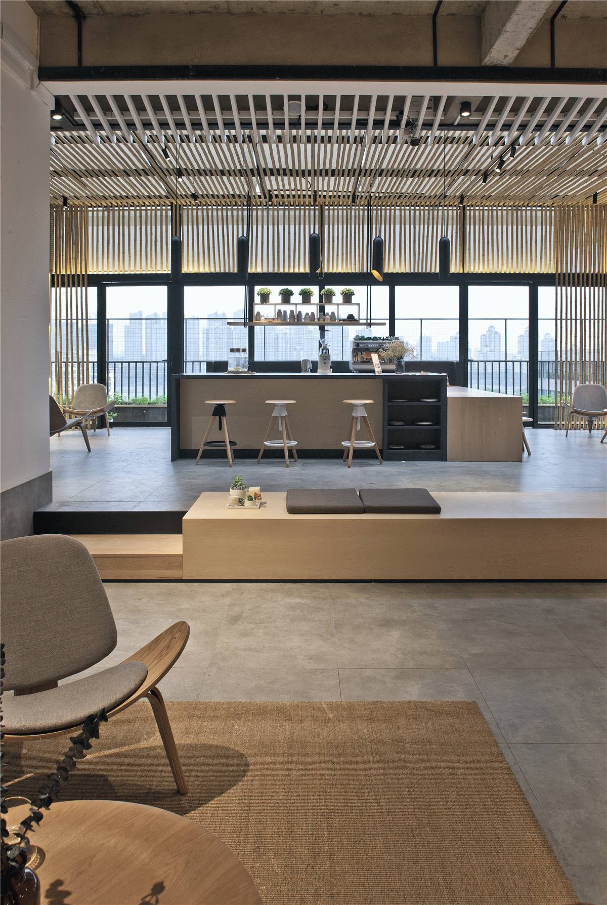 隱于繁華都市間，云初空間新中式裝修設(shè)計