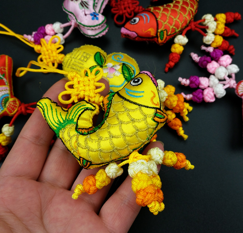 家佳樂文學刺繡紀念品繡花香包掛件