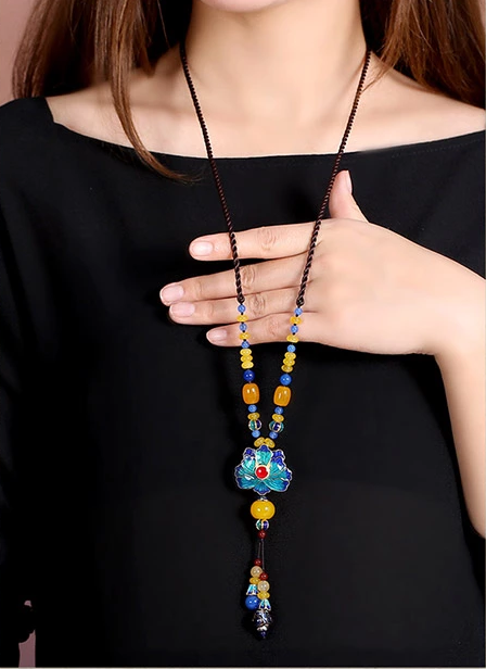 家佳樂(lè)文學(xué)吊墜瑪瑙配飾長(zhǎng)款項(xiàng)鏈掛飾