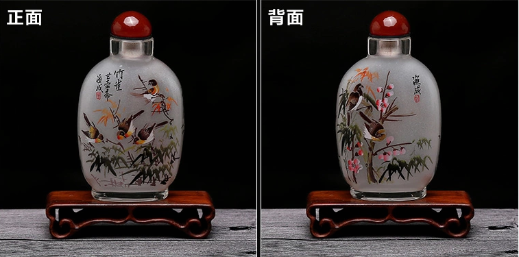 家佳樂文學(xué)民間傳統(tǒng)手繪內(nèi)畫圖鼻煙壺