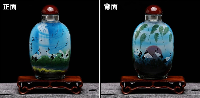 家佳樂文學民間傳統(tǒng)手繪內(nèi)畫圖鼻煙壺