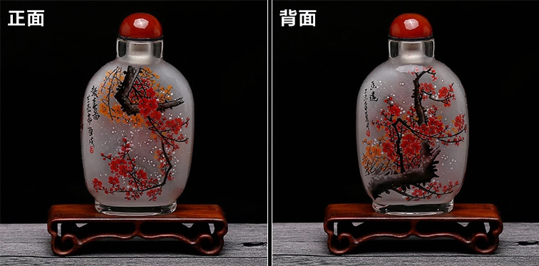 家佳樂文學民間傳統(tǒng)手繪內(nèi)畫圖鼻煙壺