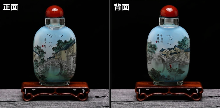 家佳樂(lè)文學(xué)民間傳統(tǒng)手繪內(nèi)畫(huà)圖鼻煙壺