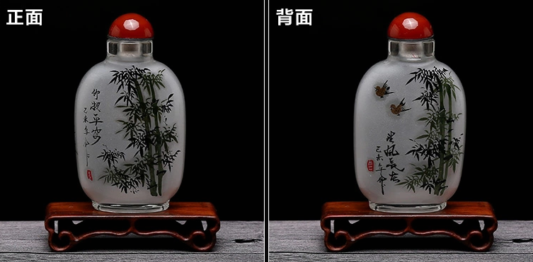 家佳樂文學民間傳統(tǒng)手繪內(nèi)畫圖鼻煙壺