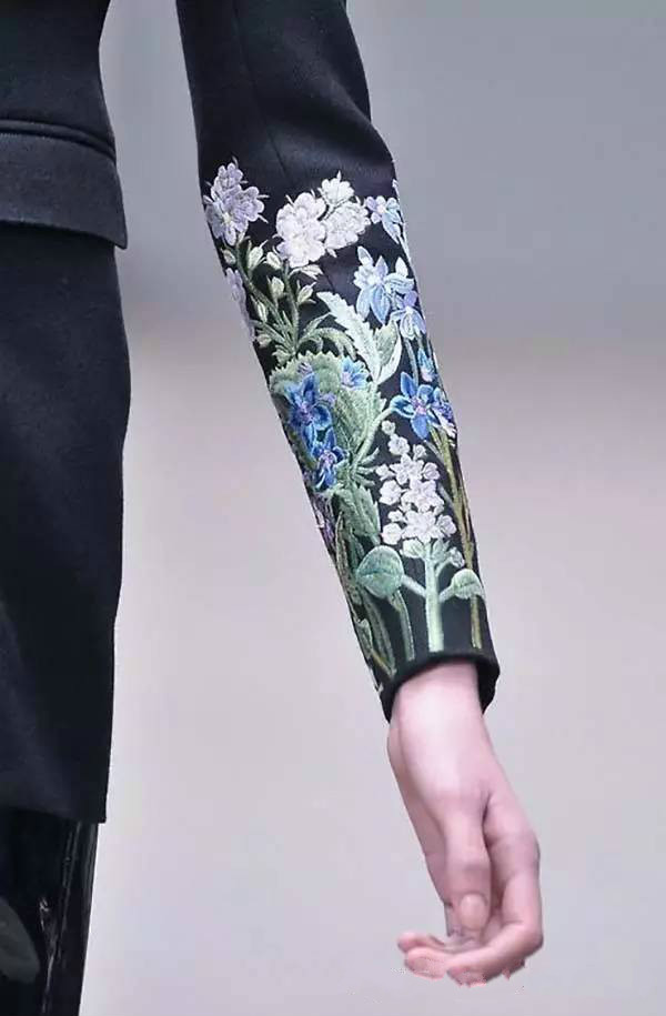 美的讓人無法呼吸，唯美刺繡圖案圖片