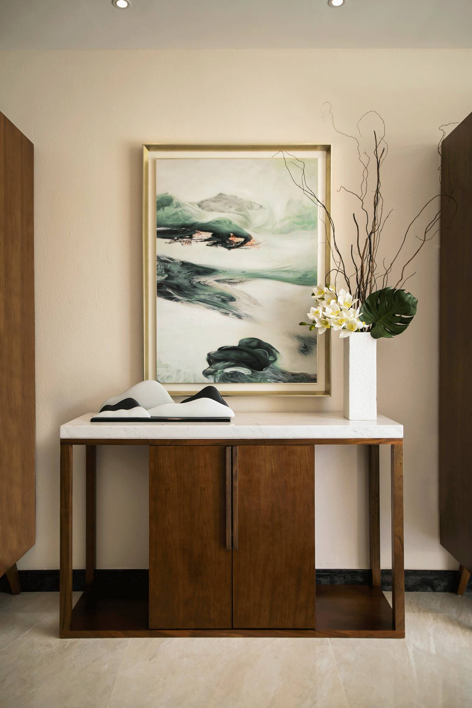 茶·時(shí)光的故事，290㎡典雅新中式裝修設(shè)計(jì)