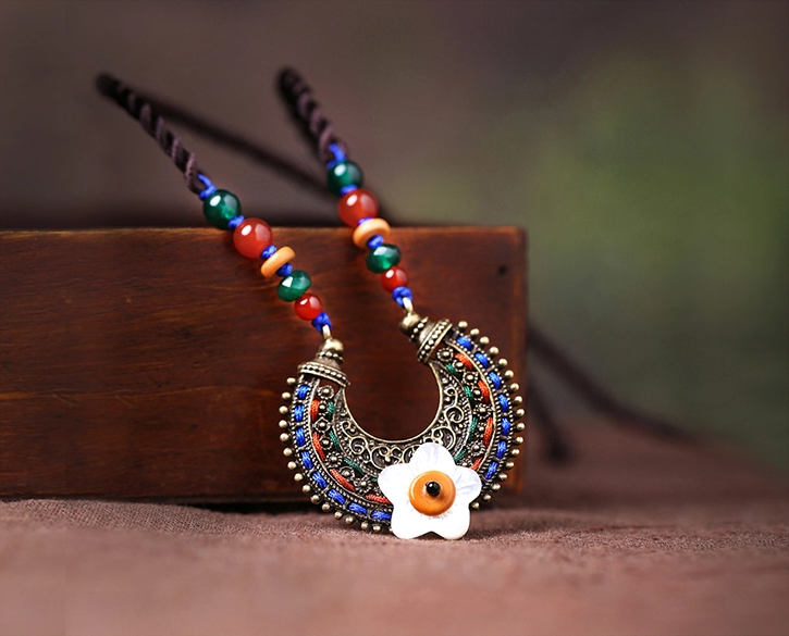 魅嵐民族時(shí)尚項(xiàng)鏈復(fù)古飾品