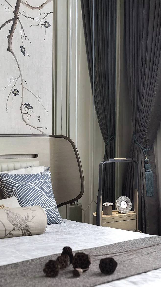 新中式設計中，臥室的運用與表現(xiàn)