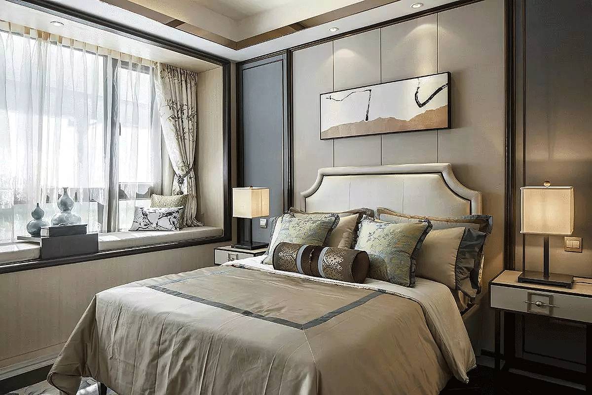 新中式設計中，臥室的運用與表現(xiàn)