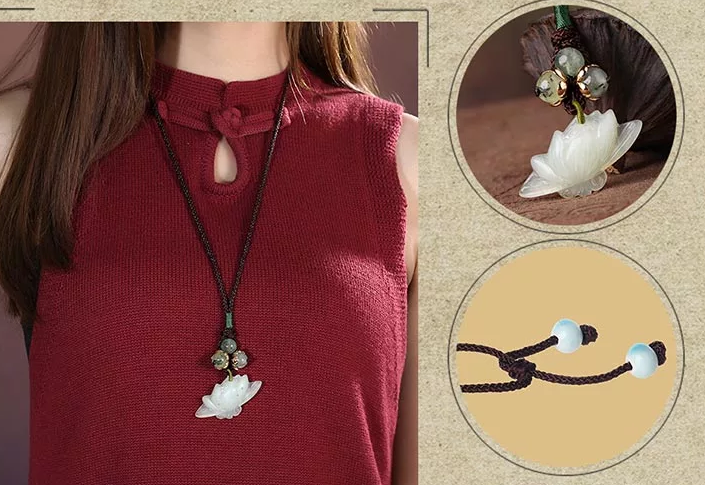 復古典雅的手工項鏈圖片