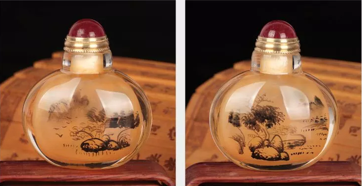 壺里有乾坤，手工內(nèi)畫鼻煙壺