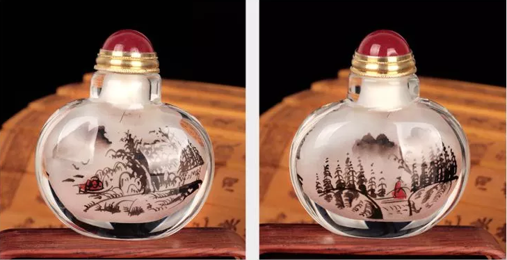 壺里有乾坤，手工內(nèi)畫鼻煙壺