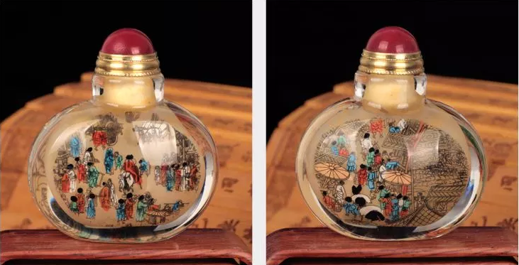 壺里有乾坤，手工內(nèi)畫鼻煙壺