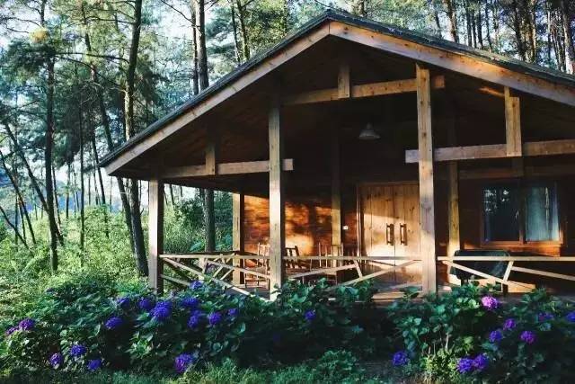 林中四舍民宿設(shè)計(jì)，一所鳥語(yǔ)花香的小木屋