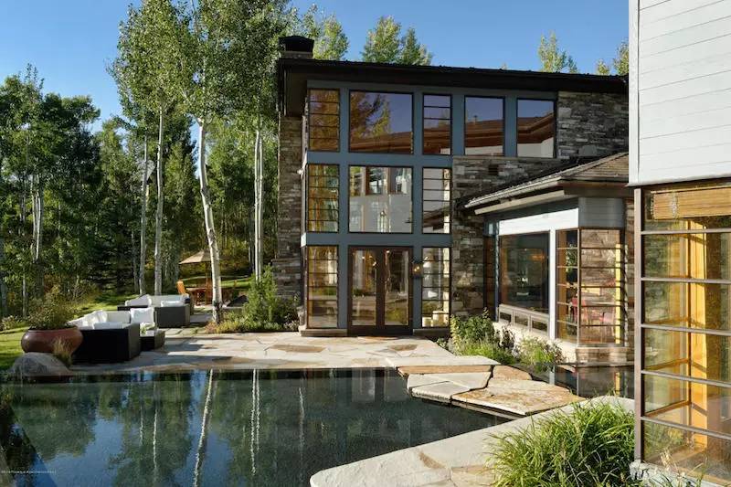 裝修設(shè)計(jì)，用石頭和木材建的豪宅