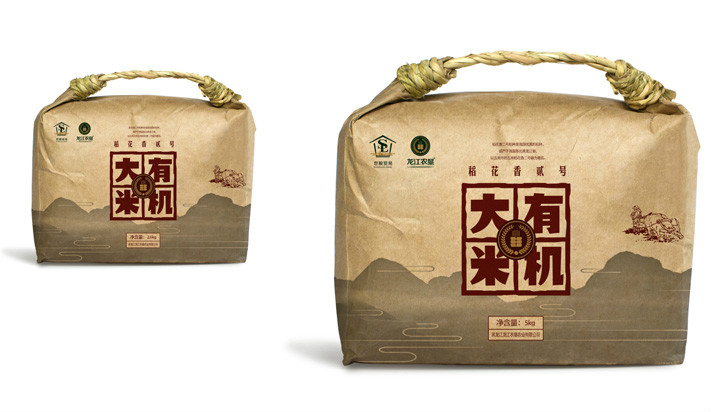 家佳樂文學元素五谷雜糧包裝設計