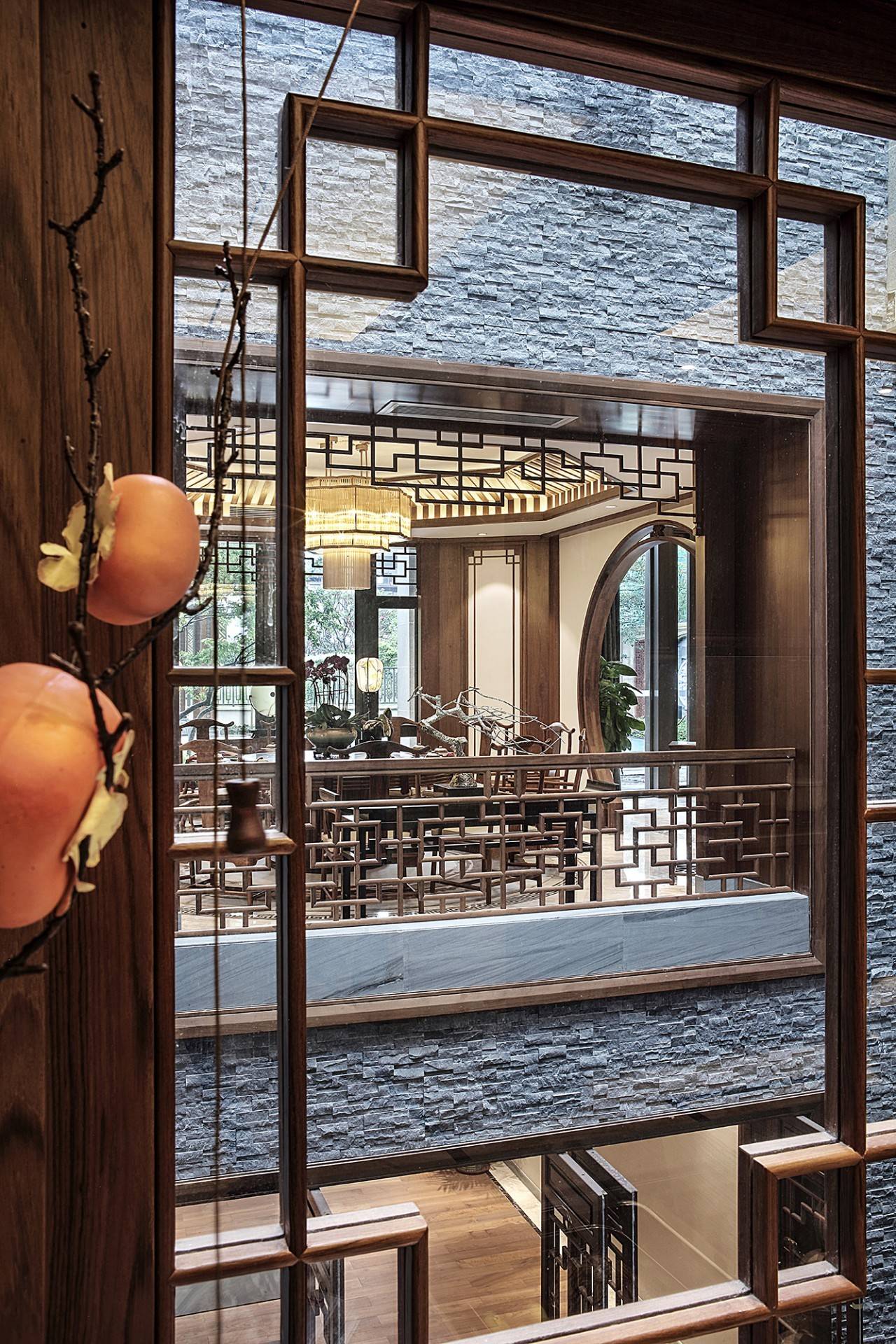 龍光御海天禧別墅樣板房，高端大氣的新中式豪