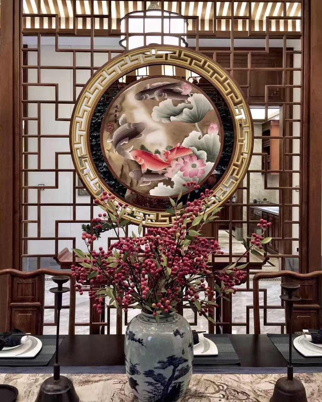 龍光御海天禧別墅樣板房，高端大氣的新中式豪