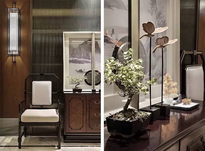 龍光御海天禧別墅樣板房，高端大氣的新中式豪