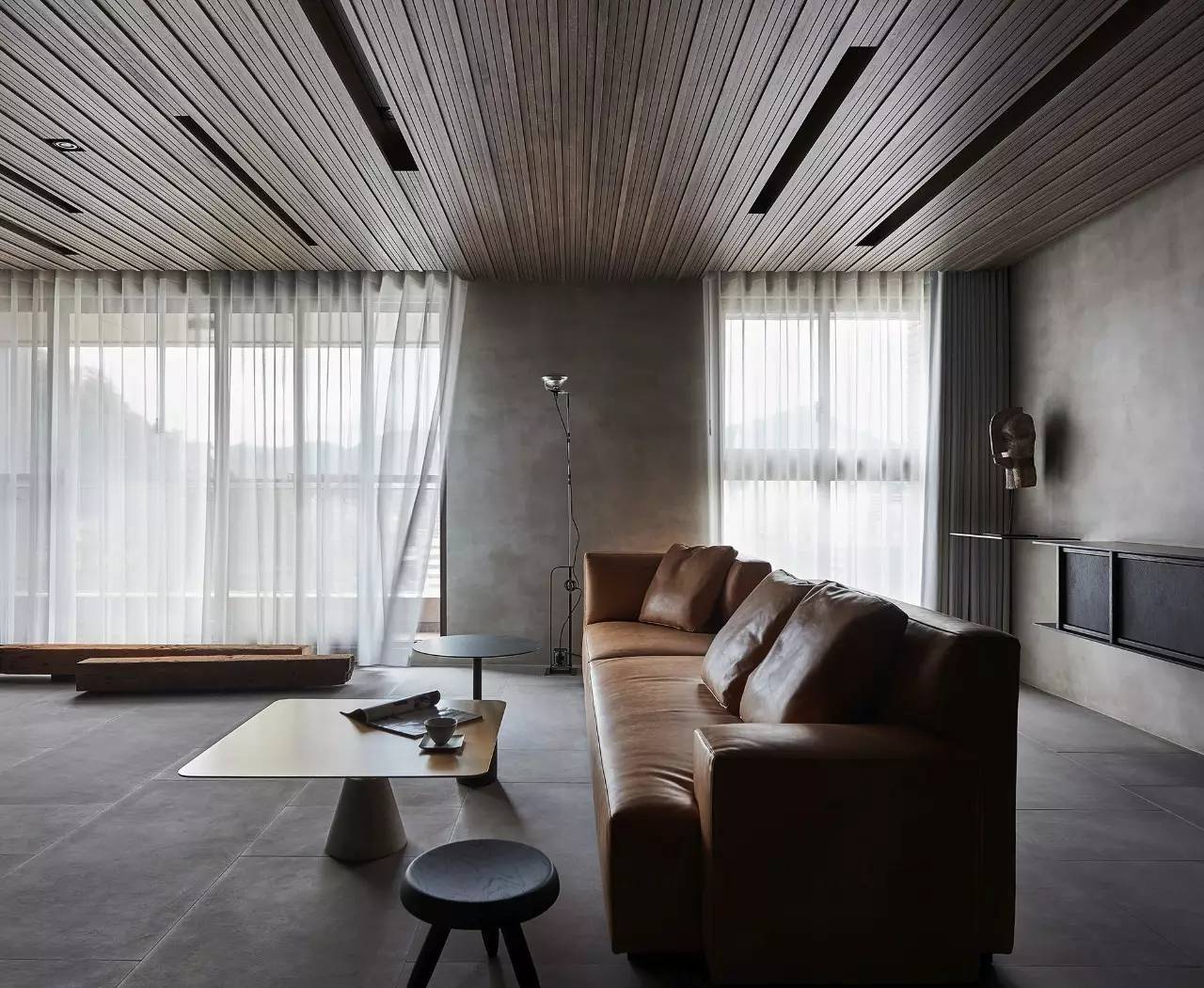 水泥+舊木，締造出具情懷的中式裝修設(shè)計(jì)