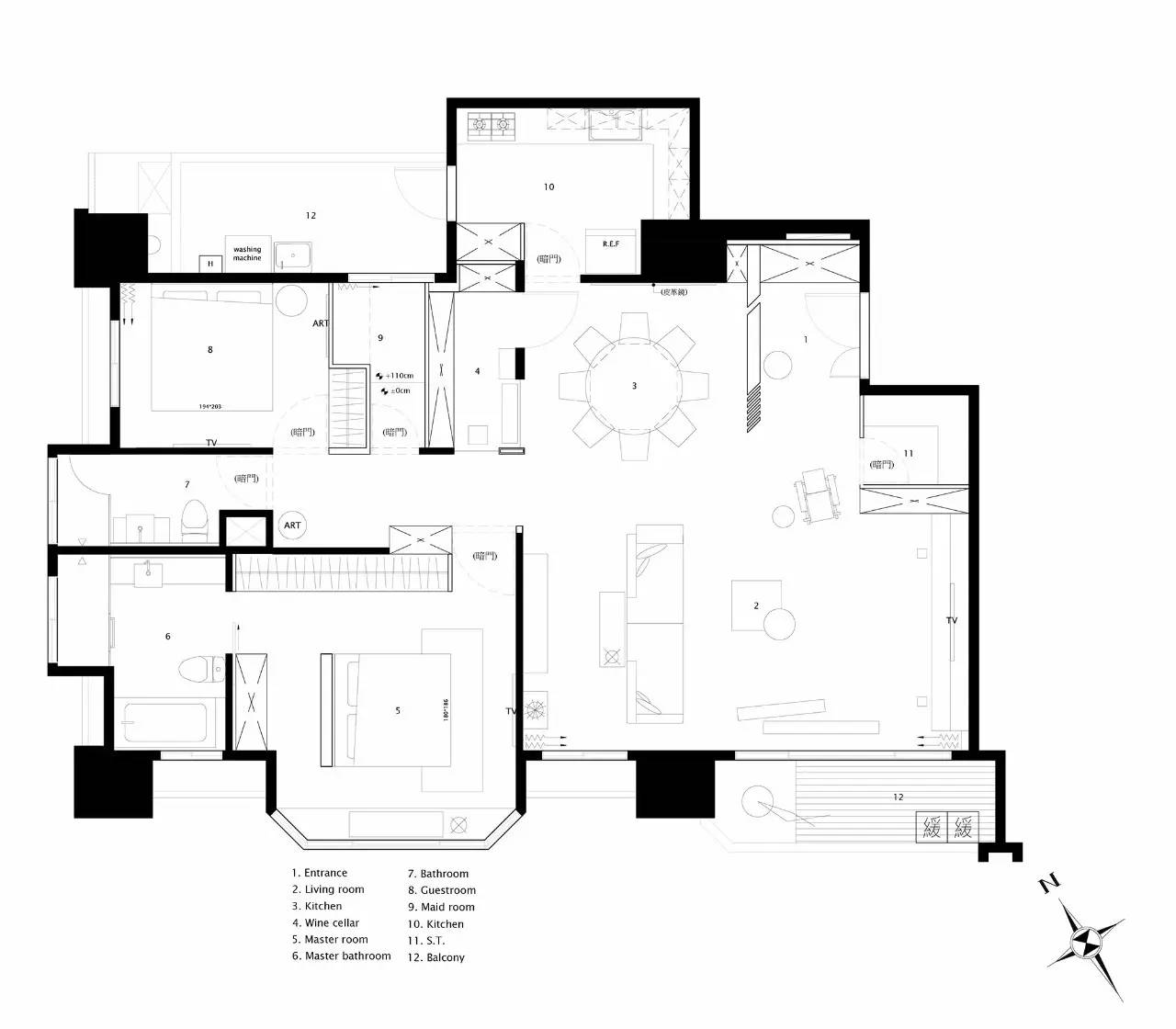 水泥+舊木，締造出具情懷的中式裝修設(shè)計