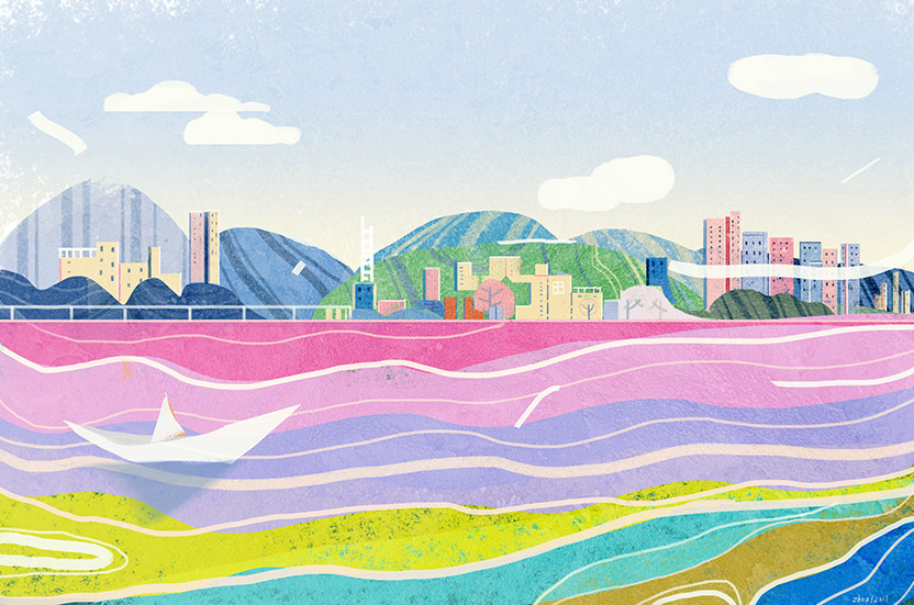 一組風(fēng)景插畫(huà)欣賞