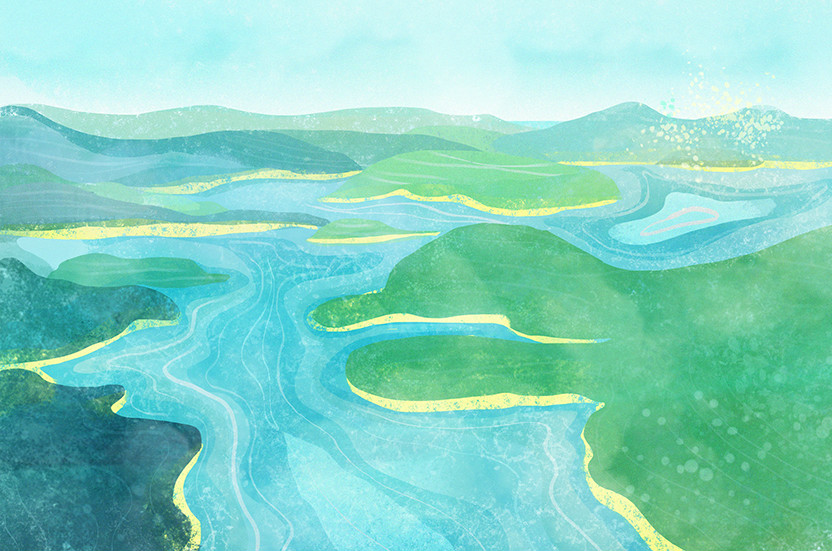 一組風(fēng)景插畫(huà)欣賞