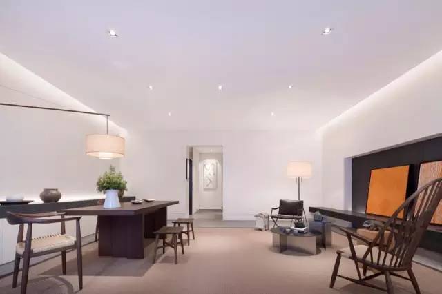 新中式別墅裝修設(shè)計，鄭州美景東望別墅