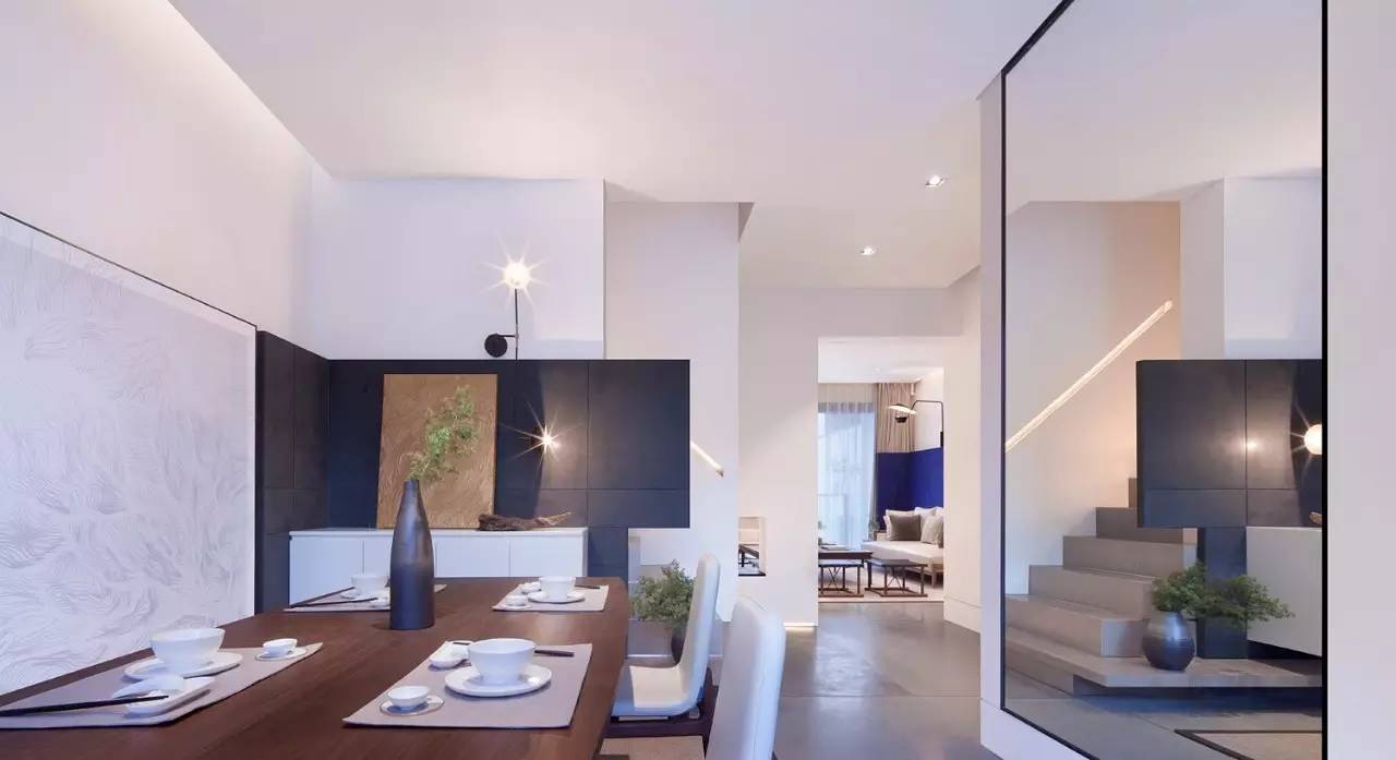 新中式別墅裝修設(shè)計，鄭州美景東望別墅