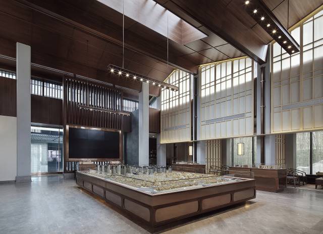 售樓部新中式風(fēng)格，猶如一股清風(fēng)