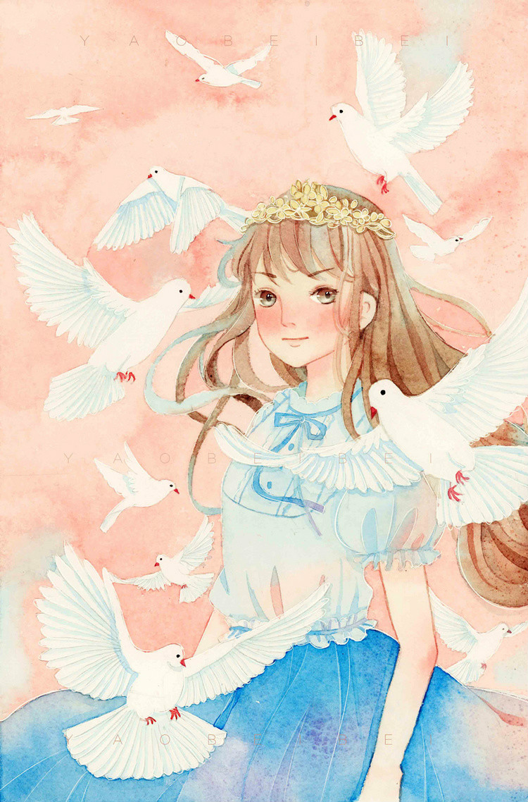 滿滿都是少女心·插畫(huà)欣賞