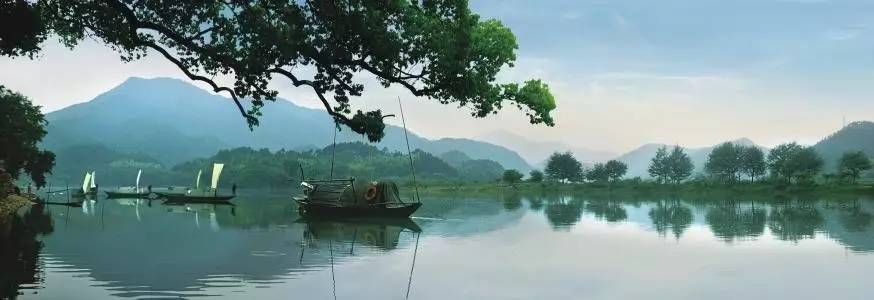 如隱·小佐居，半入溪水半入云