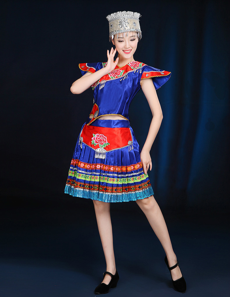 新款苗族民族服飾，云南少數(shù)民族服裝