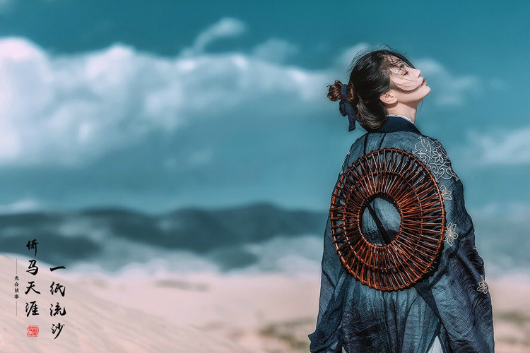 一紙流沙·倚馬天涯，古裝人像攝影