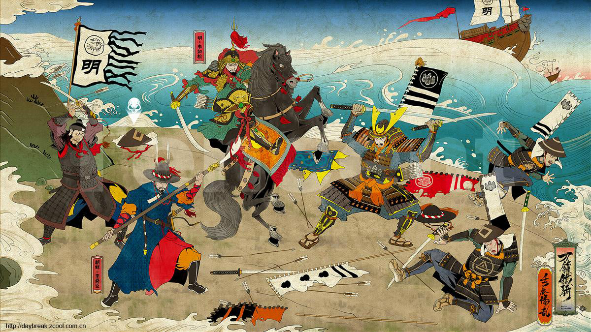 《刀鋒鐵騎》長卷，精美插畫