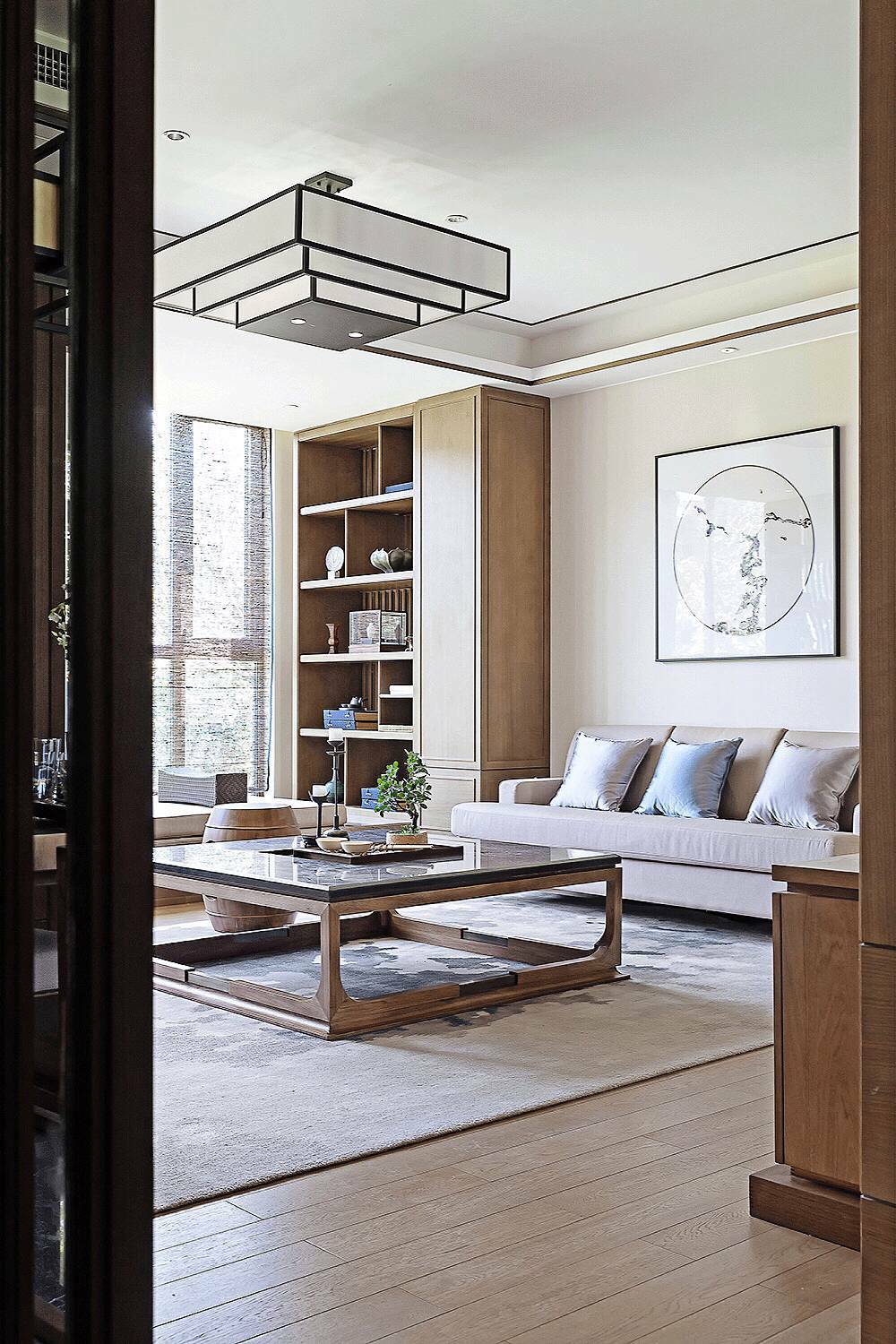 裝修設(shè)計：新中式客廳最有范的待客之道！