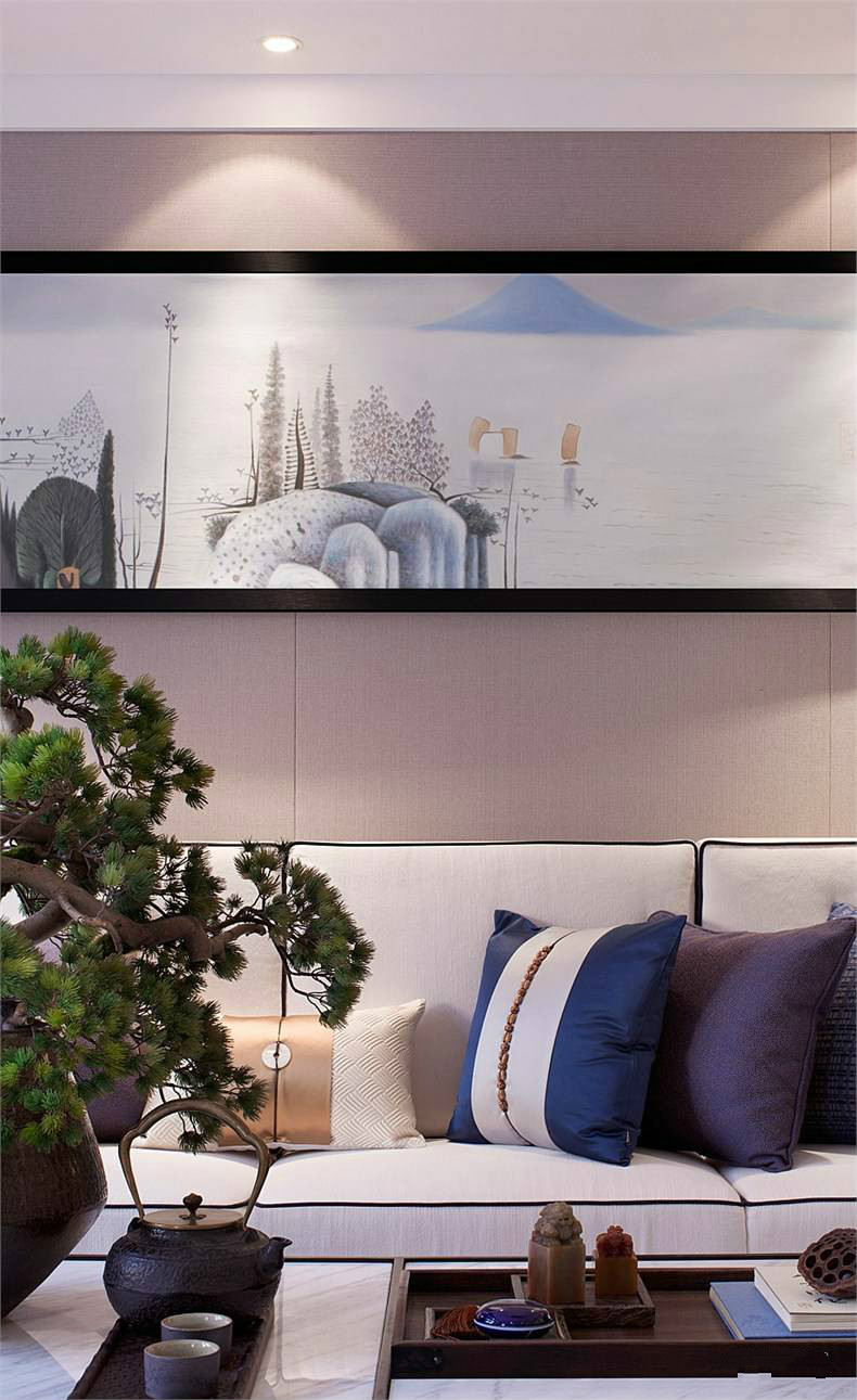 裝修設(shè)計(jì)：新中式客廳最有范的待客之道！