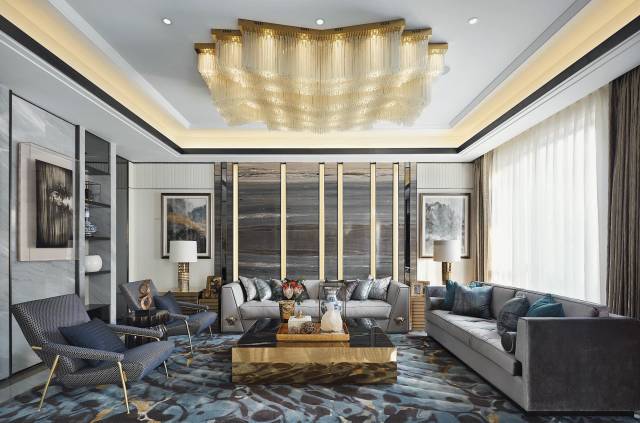 裝修設計：新中式客廳最有范的待客之道！