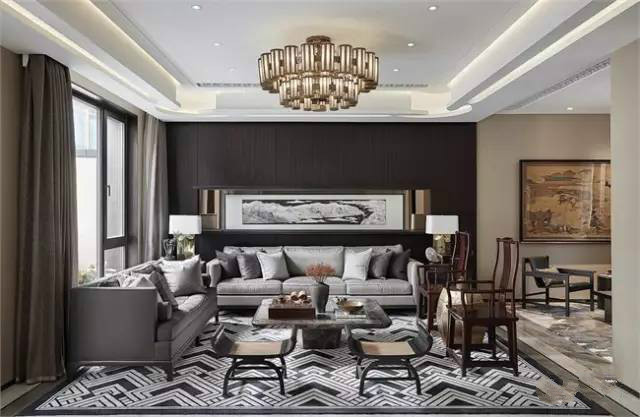 裝修設(shè)計(jì)：新中式客廳最有范的待客之道！