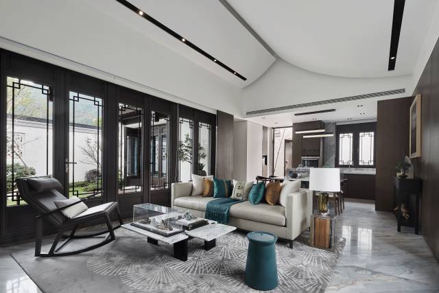 裝修設(shè)計(jì)：新中式客廳最有范的待客之道！