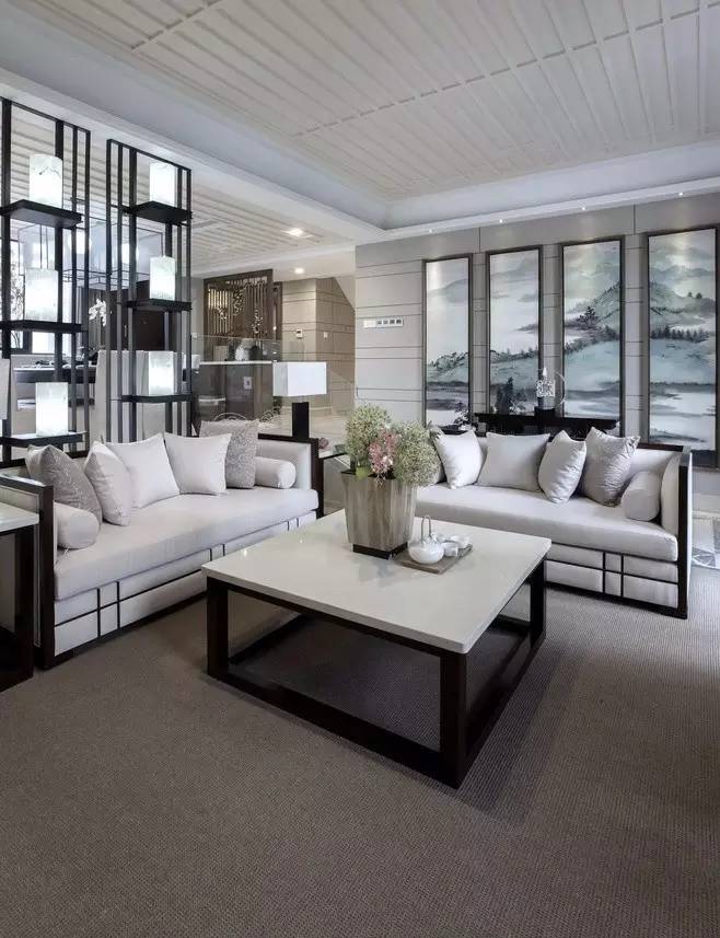 裝修設(shè)計(jì)：新中式客廳最有范的待客之道！