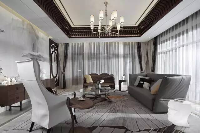 裝修設(shè)計(jì)：新中式客廳最有范的待客之道！