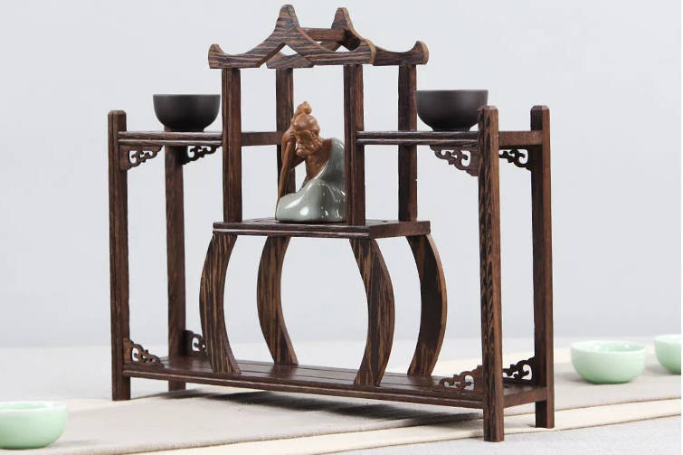 20款東方古韻的雞翅木實(shí)木中式博古架造型