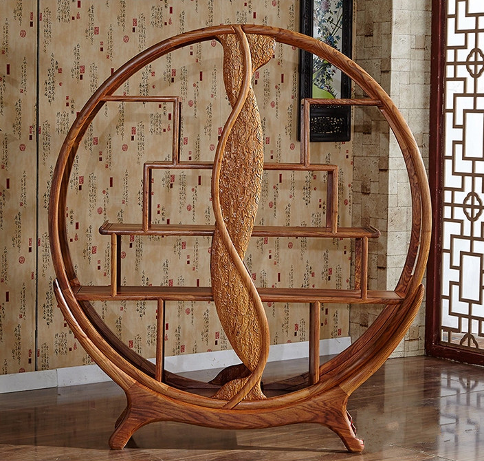 新中式古典紅木博古架