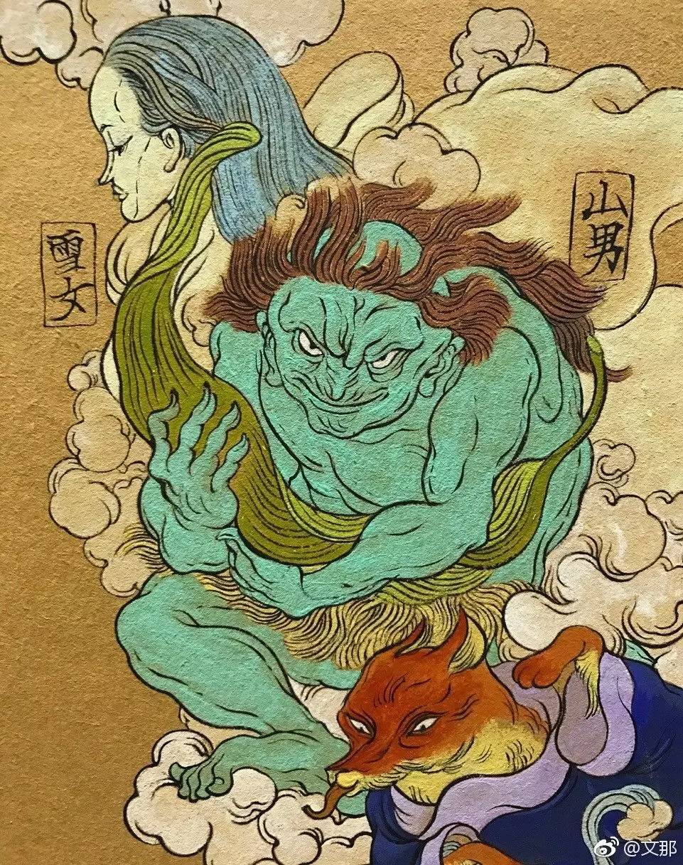 中國(guó)古代神話色彩的壁畫作品